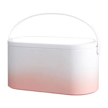 Illuminate Your Beauty: The Ultimate Rechargeable LED Makeup Mirror with Storage Box – A Portable, Folding, and Rotating Vanity Essential for Women